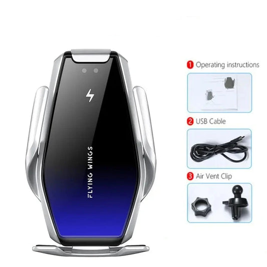 Car Wireless Charger Fast Phone for iPhone 14 13 12 Pro Xs Max Samsung Smart Phone Car Chargers Stand Holder