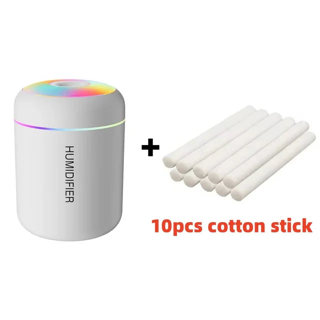 180ML Mini Air Humidifier USB Electric Aroma Diffuser Essential Oil Purifier Aromatherapy Mist Maker Lights