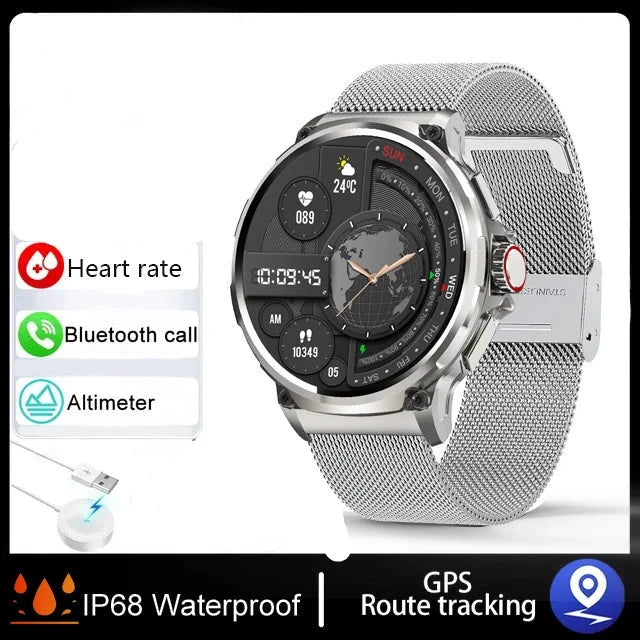 1.85 Inch HD Bluetooth Call Sports Fitness Tracker  710mAh Smartwatch