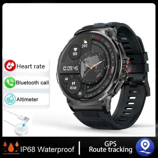 1.85 Inch HD Bluetooth Call Sports Fitness Tracker  710mAh Smartwatch