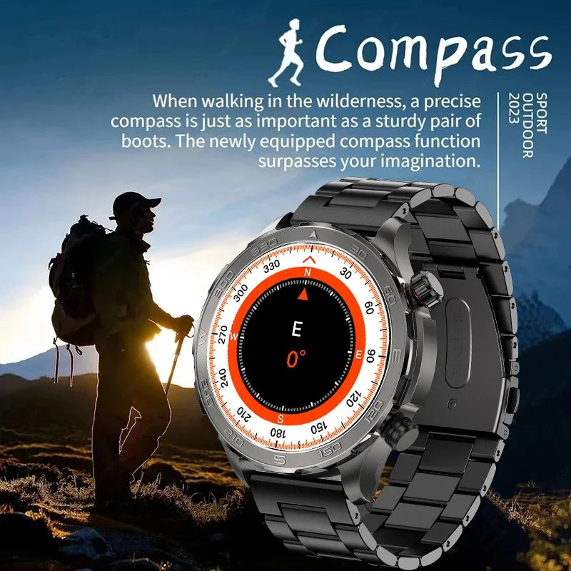 Bluetooth Large Screen NFC IP68 Waterproof GPS Sports Smart Watch