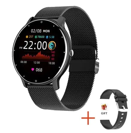 Smart Watch Women Men Full Touch Screen Bluetooth 5.2 Call Waterproof Watches Sports Fitness Tracker