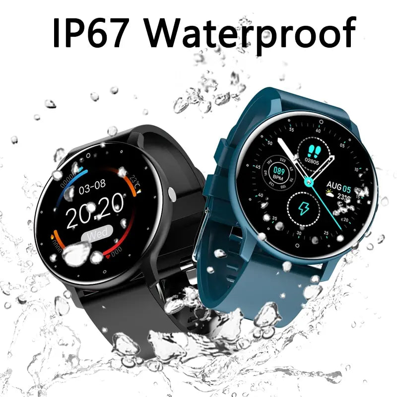 Smart Watch Women Men Full Touch Screen Bluetooth 5.2 Call Waterproof Watches Sports Fitness Tracker