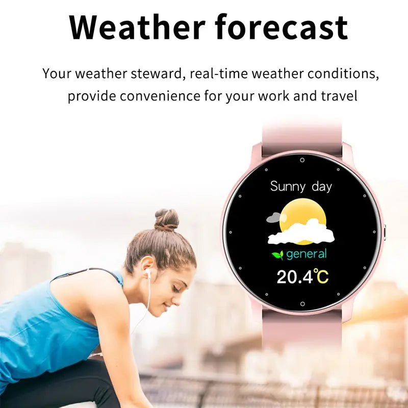 Smart Watch Women Men Full Touch Screen Bluetooth 5.2 Call Waterproof Watches Sports Fitness Tracker