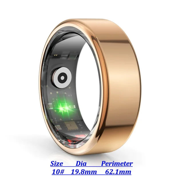 5ATM Waterproof Smart Ring  Health Monitoring 100+ Sport Modes Fitness Tracking Sport Ring