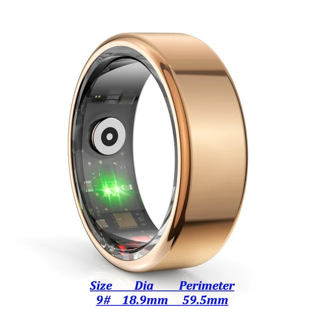 5ATM Waterproof Smart Ring  Health Monitoring 100+ Sport Modes Fitness Tracking Sport Ring