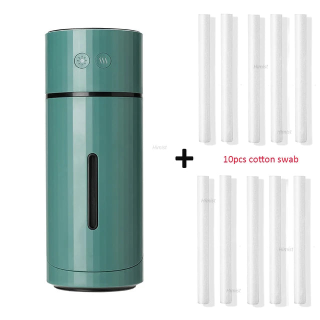 Wireless Air Humidifier USB Aromatherapy Diffuser 1000mAh Rechargeable Battery Ultrasonic