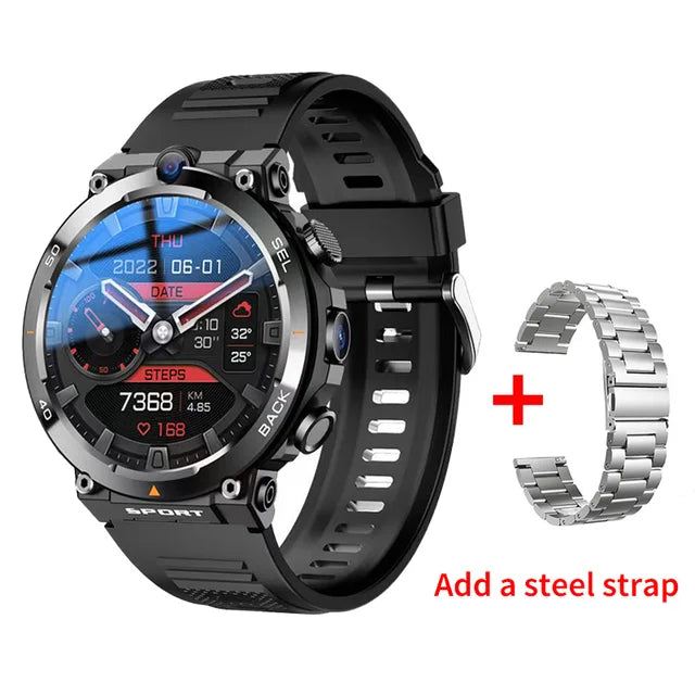 4G LTE Smartwatch 1.39" GPS Dual Camera Wifi SIM NFC Rugged 16G-ROM Google Play APP Download Men Women Android Smart Watch 2024