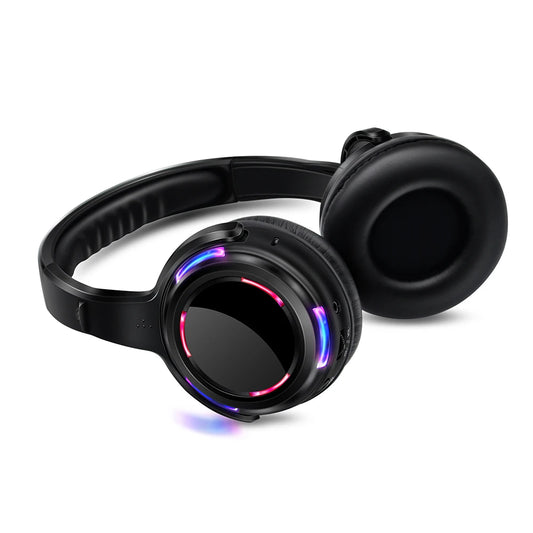 DJ Silent Disco Stereo Wireless Headphone Headset with Led Flashing Light