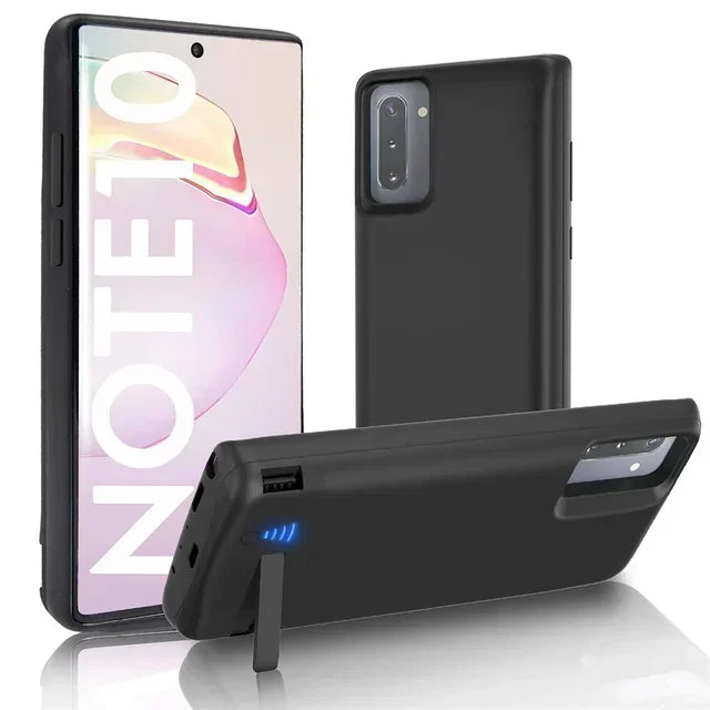 External Battery Charger Pack Case for Samsung S 8 9 10 Plus 20 21 22 23 Ultra Charing Case for Note 8 9 10 20 Power Bank