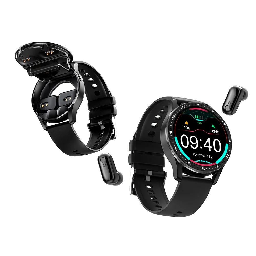 X7 Headset Smart Watch TWS Two In One Wireless Bluetooth Dual Headset  Smartwatch