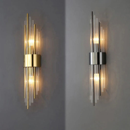 Light Luxury Wall Lamp Modern LED Gold Wall Light Indoor Lighting Wall Sconce Home Decor for Living Room Bedroom Bedside Stairs