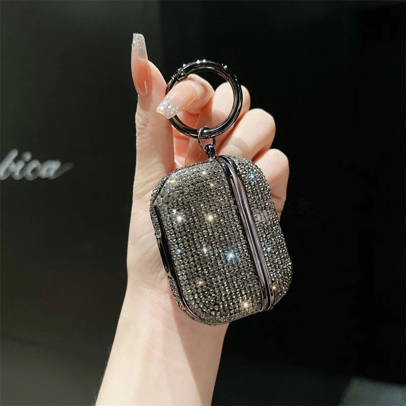 Luxury 3D Bling Diamond Earphone Case For Airpods 1 2 Pro Glitter Accessories Wireless Bluetooth Headset Cover For Airpods 3rd