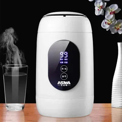 Mini Kettle Electric Thermos Travel Water Bottle Portable Health Stew cup Heater Boiler Pots Smart Mug Stainless Steel teapots