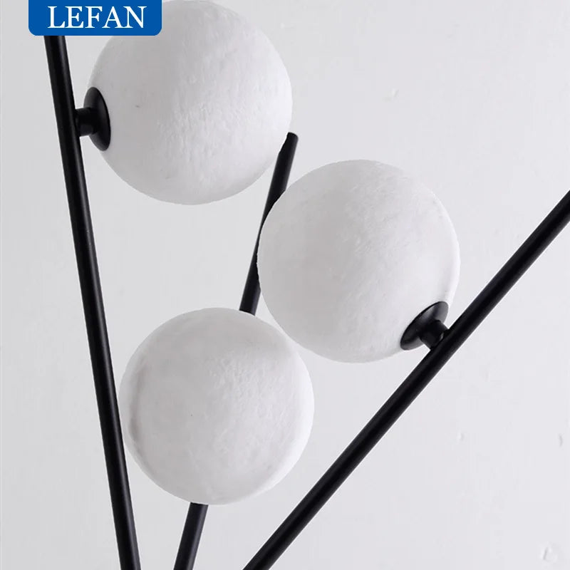 Moden 3D Printing Moon Floor Lamp LED Wrought Iron Home Decoration Accessories