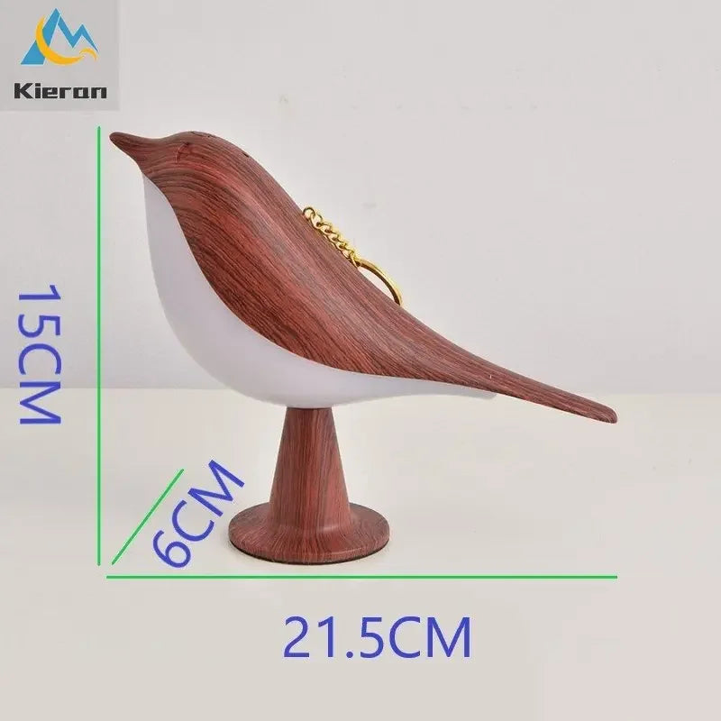 Modern Simple Magpie Led Desk Light Bedroom Study Bedside Lamp Living Room Decorate Touch Bird Floor Lamps Car Aromatherapy Lamp