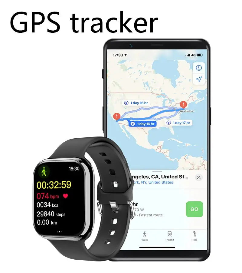 GPS Smart 9 Series Smartwatch For IOS Android