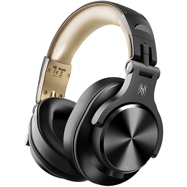 Bluetooth 5.2 Headphones Hi-Res Audio Over Ear Wireless Headphones