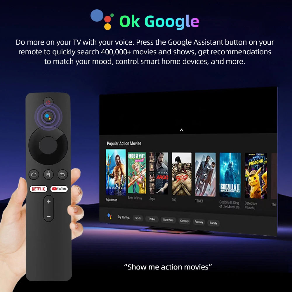 Original SMART Andriod TV Box 8K Ultra HD Google Voice Assistant Streaming Media Player Allwinner H313 2GB16GB VS XIAOMI TV BOX