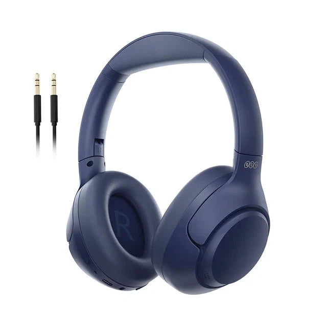 Wireless Headphones Bluetooth 5.4 Hi-Res Audio Over Ear Headset 43dB Hybrid Active Noise Cancellation