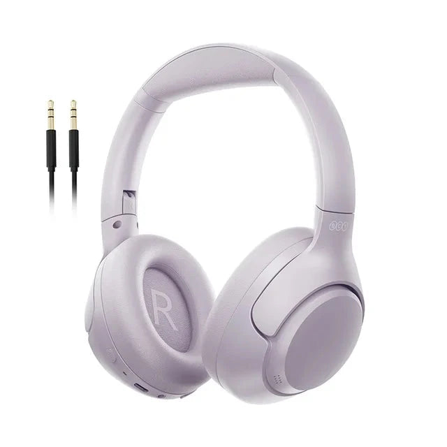 Wireless Headphones Bluetooth 5.4 Hi-Res Audio Over Ear Headset 43dB Hybrid Active Noise Cancellation