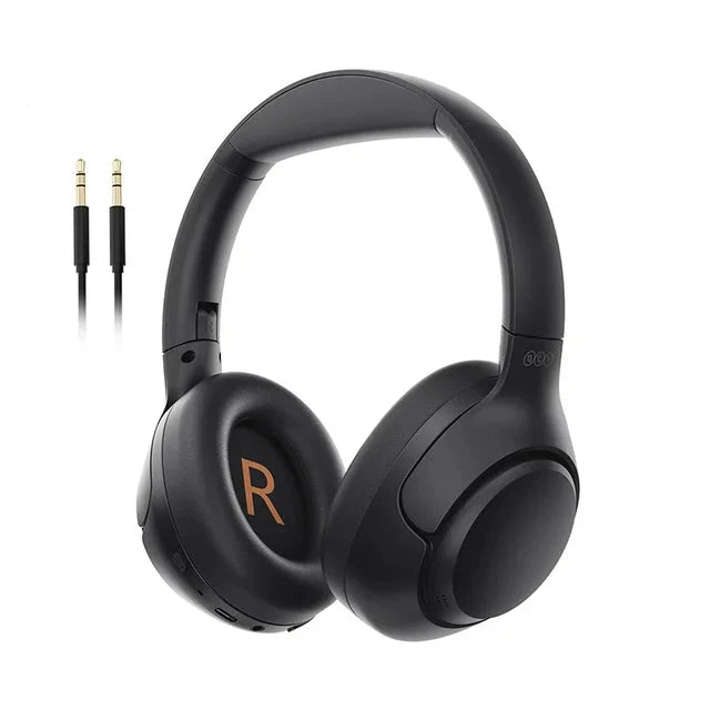 Wireless Headphones Bluetooth 5.4 Hi-Res Audio Over Ear Headset 43dB Hybrid Active Noise Cancellation