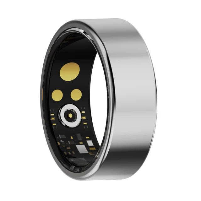 Smart Rings Health Sleep Heart Rate Monitoring Waterproof 5ATM Titanium Steel Shell Blood Oxygen Monitor Sport Ring