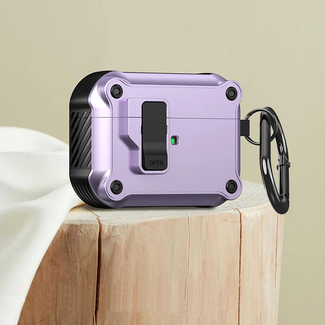 Security Lock Cover for AirPods Pro 2 3 Case for AirPods Pro2 Pro 2nd Gen Shockproof Cover For Airpods 4th