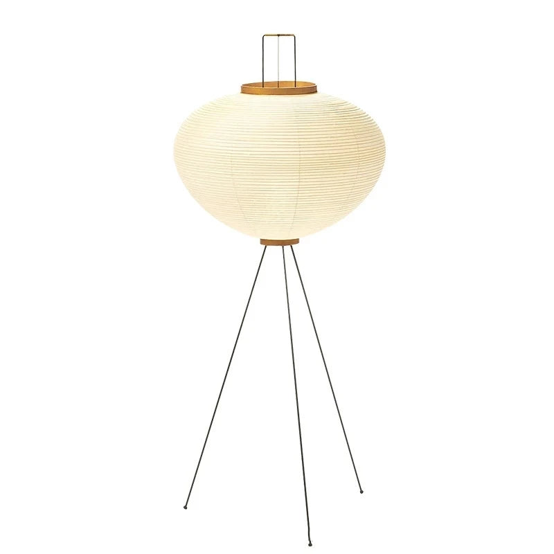 Simplified Japanese Xuan Paper Decorative Lamp Retro Art Design Floor Lamp