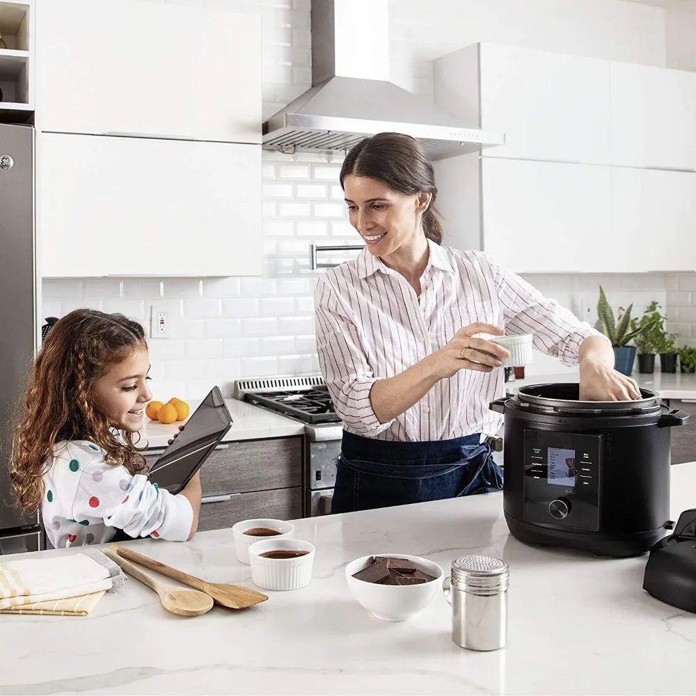 Smart Pressure Cooker 10 Cooking Functions & 18 Features, Built-in Scale, 1000+ Presets & Times & Temps w/App for 600