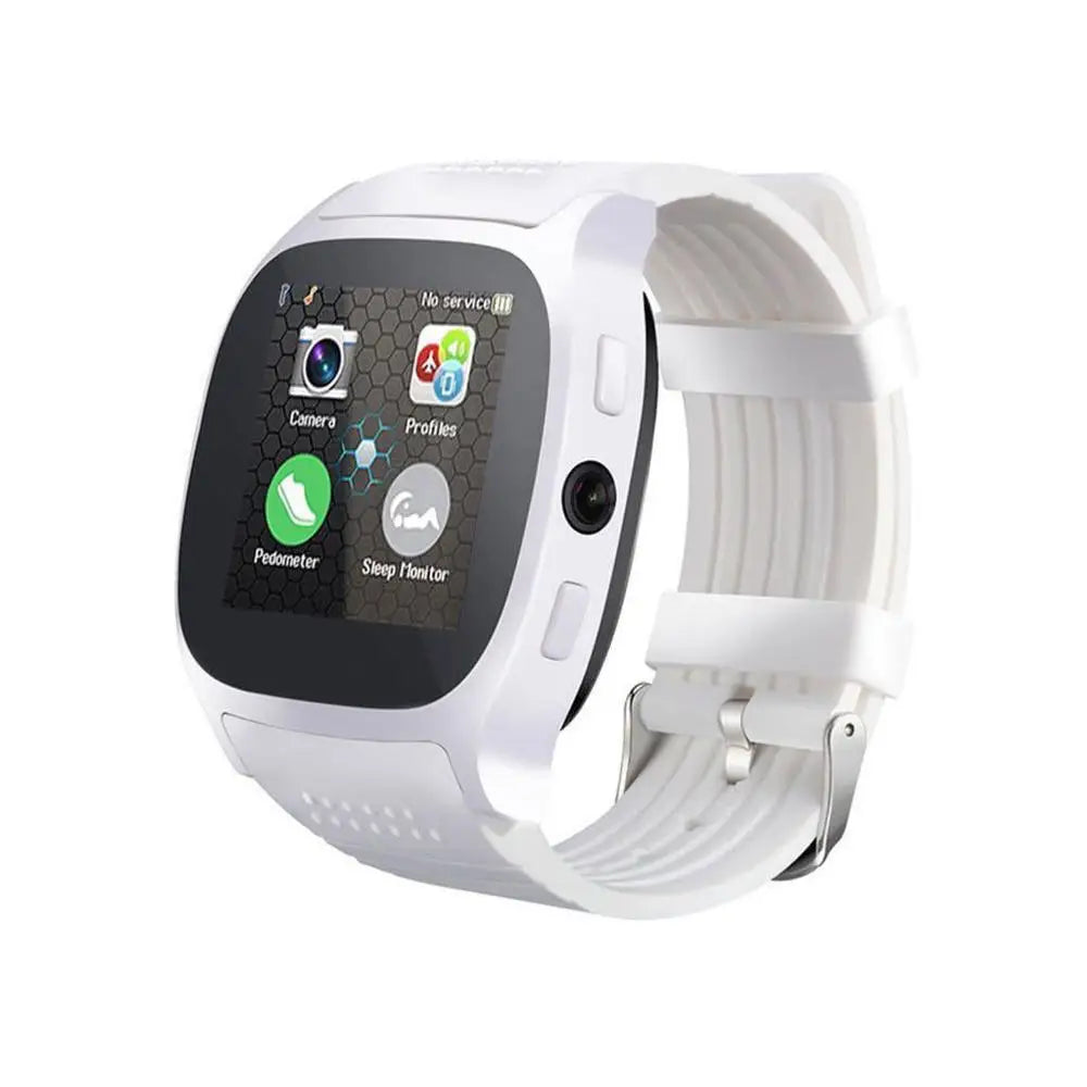 Smart Watch T8 Bluetooth With Camera Support SIM TF Card Pedometer Men Women Call Sport Smartwatch For Android Phone PK Q18 DZ09