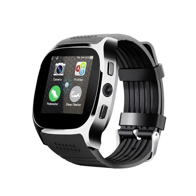 T8 V8 Bluetooth Sports Smart Watch With Camera Whatsapp Support SIM TF Card Call Smartwatch For Android Phone Smart Weara