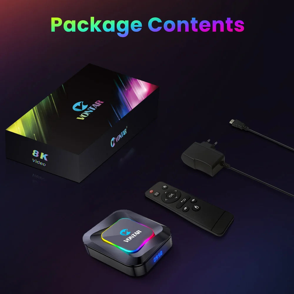 R3 RGB TV Box Android 13 Rockchip RK3528 Support 8K Video BT5.0 Wifi6 Support Google Voice Input Media Player Set Top Box