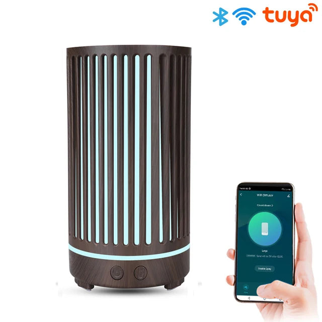 WiFi smart 550ML Electric Aroma Diffuser Essential Oil Diffuser Air Humidifier Ultrasonic Remote Control