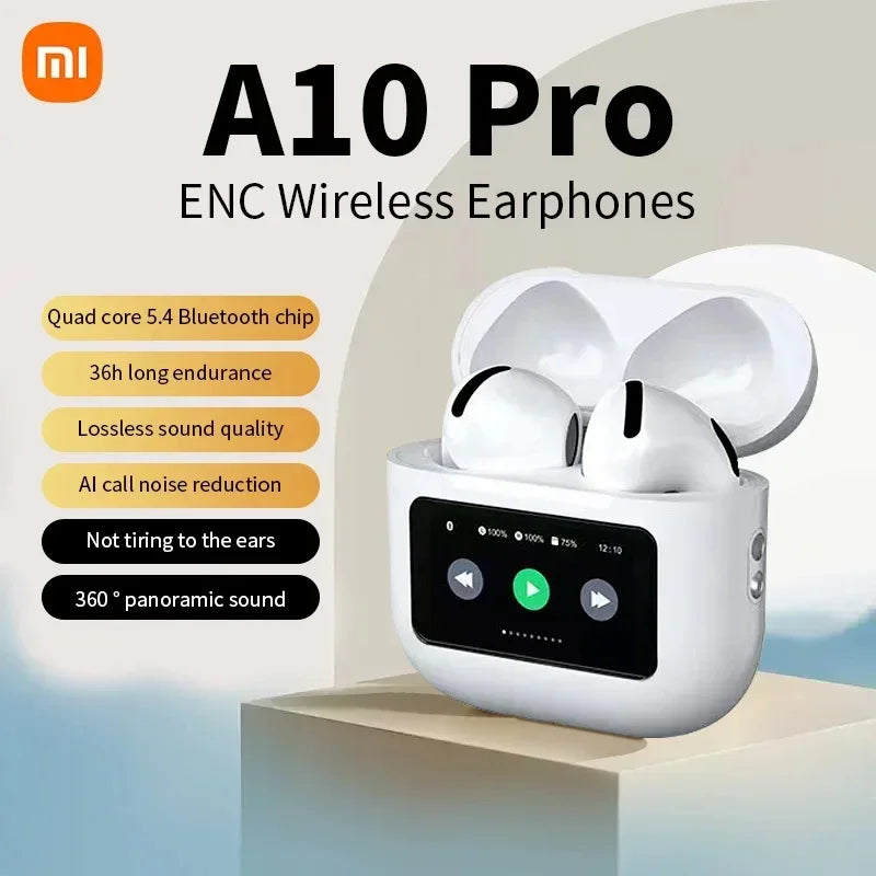 A10 Pro ANC Wireless Waterproof Headset Noise Canceling Gaming Earbuds With Mic