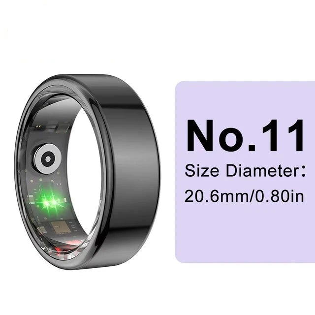 Smart Ring Men Women Bluetooth Health Monitoring Blood Oxygen Sleep Heart Rate Waterproof Multi-sport